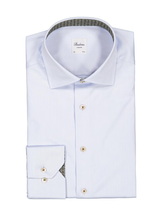 Stenströms - Slimline Cuff Contrast -kauluspaita - LIGHT BLUE | Stockmann - photo 1