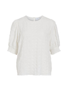 Vila - ViMiller 2/4 O-neck -paita - SNOW WHITE | Stockmann