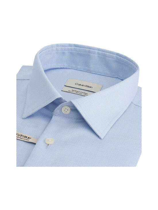 Calvin Klein Menswear - Slim Refined Cotton -kauluspaita - 7KQ VISTA BLUE | Stockmann - photo 3