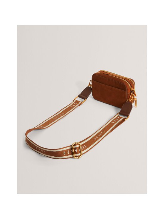 Ted Baker London - Shayann Webbing Crossbody Camera Bag -mokkanahkalaukku - BROWN | Stockmann - photo 2
