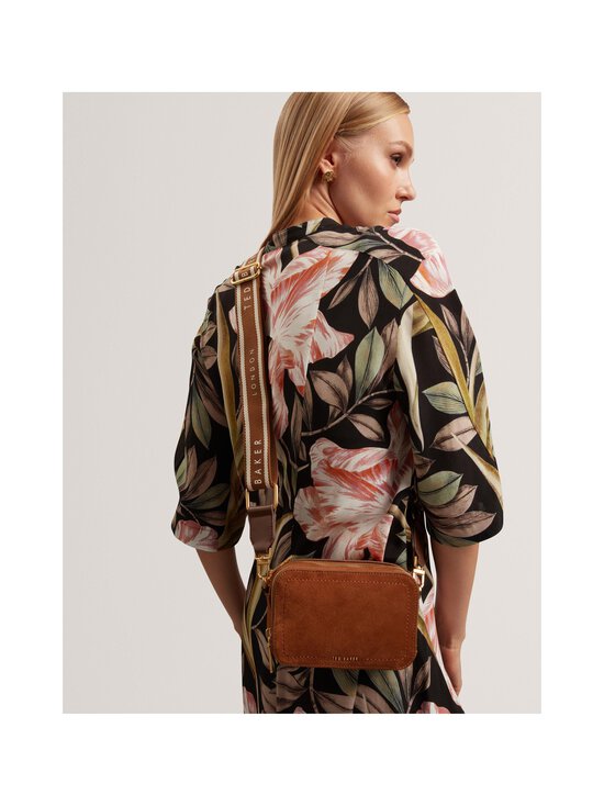 Ted Baker London - Shayann Webbing Crossbody Camera Bag -mokkanahkalaukku - BROWN | Stockmann - photo 4
