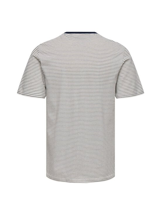 Only & Sons - T-särk OnsFred Life Relax Stripe - GARDENIA STRIPES:NAVY BLAZER | Stockmann - photo 2