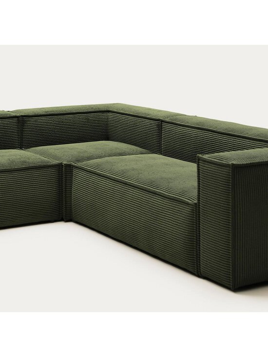 Kave Home - Blok-kulmasohva - VIHREÄ | Stockmann - photo 3