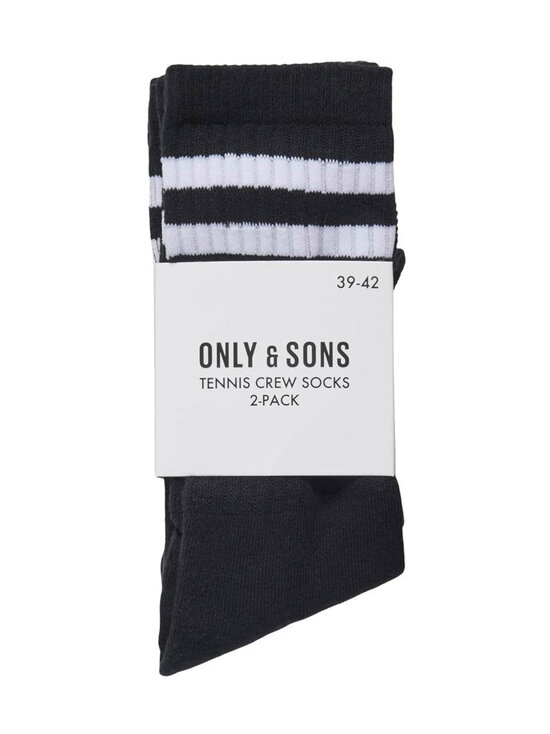 Only & Sons - OnsBasic Tennis zeķes 2-pāri - BLACK PACK:BLACK | Stockmann - photo 2
