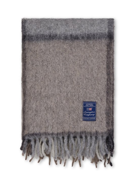 Lexington - Checked Mohair Mix Wool pleds 130 x 170 cm - 1999 STONE/BEIGE/GRAY - photo 1 Lexington - Checked Mohair Mix Wool pleds 130 x 170 cm - 1999 STONE/BEIGE/GRAY | Stockmann - photo 1