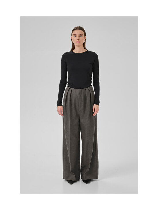 MY ESSENTIAL WARDROBE - Püksid SpaceMW High Wide - 170 DARK SHADOW | Stockmann - photo 5