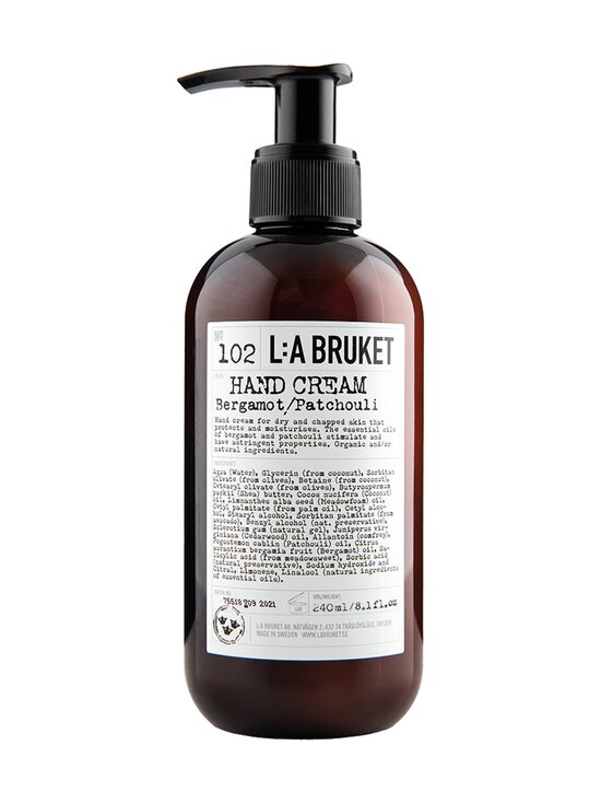 Hand Cream Bergamot/Patchouli -käsivoide 240 ml