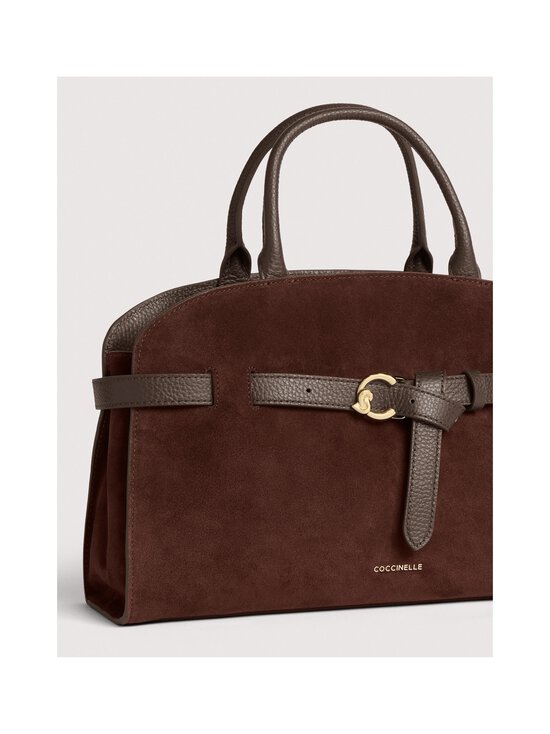 Coccinelle - Sabine Suede Top Handle ādas soma - W20 BRUNETTE/BRUNET - photo 3 Coccinelle - Sabine Suede Top Handle ādas soma - W20 BRUNETTE/BRUNET | Stockmann - photo 3