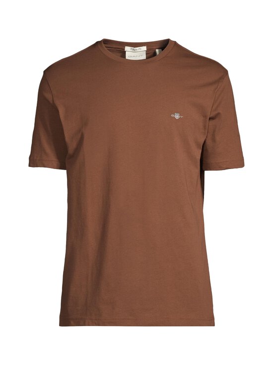 GANT - Reg Shield t-paita - 229 MAHOGANY BROWN | Stockmann - photo 1