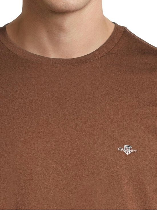 GANT - Reg Shield t-paita - 229 MAHOGANY BROWN | Stockmann - photo 4