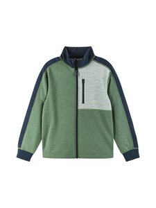 Reima - Merin Wool -vetoketjutakki - 868A GREEN CLAY | Stockmann