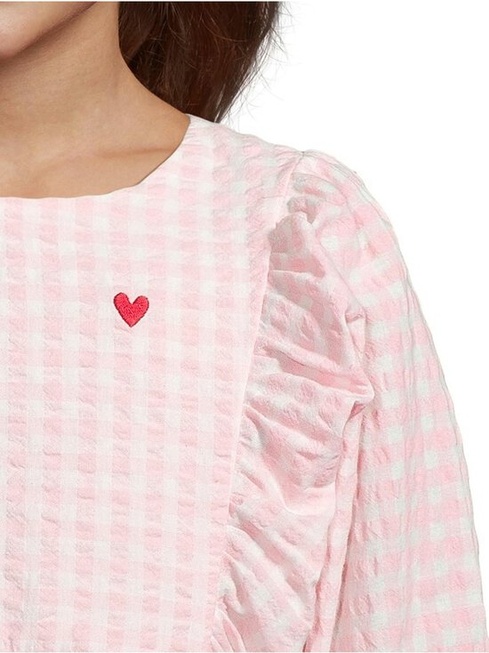 Bogi - Molly Seersucker -mekko - SOFT PINK/SOFT WHITE CHECK | Stockmann - photo 4