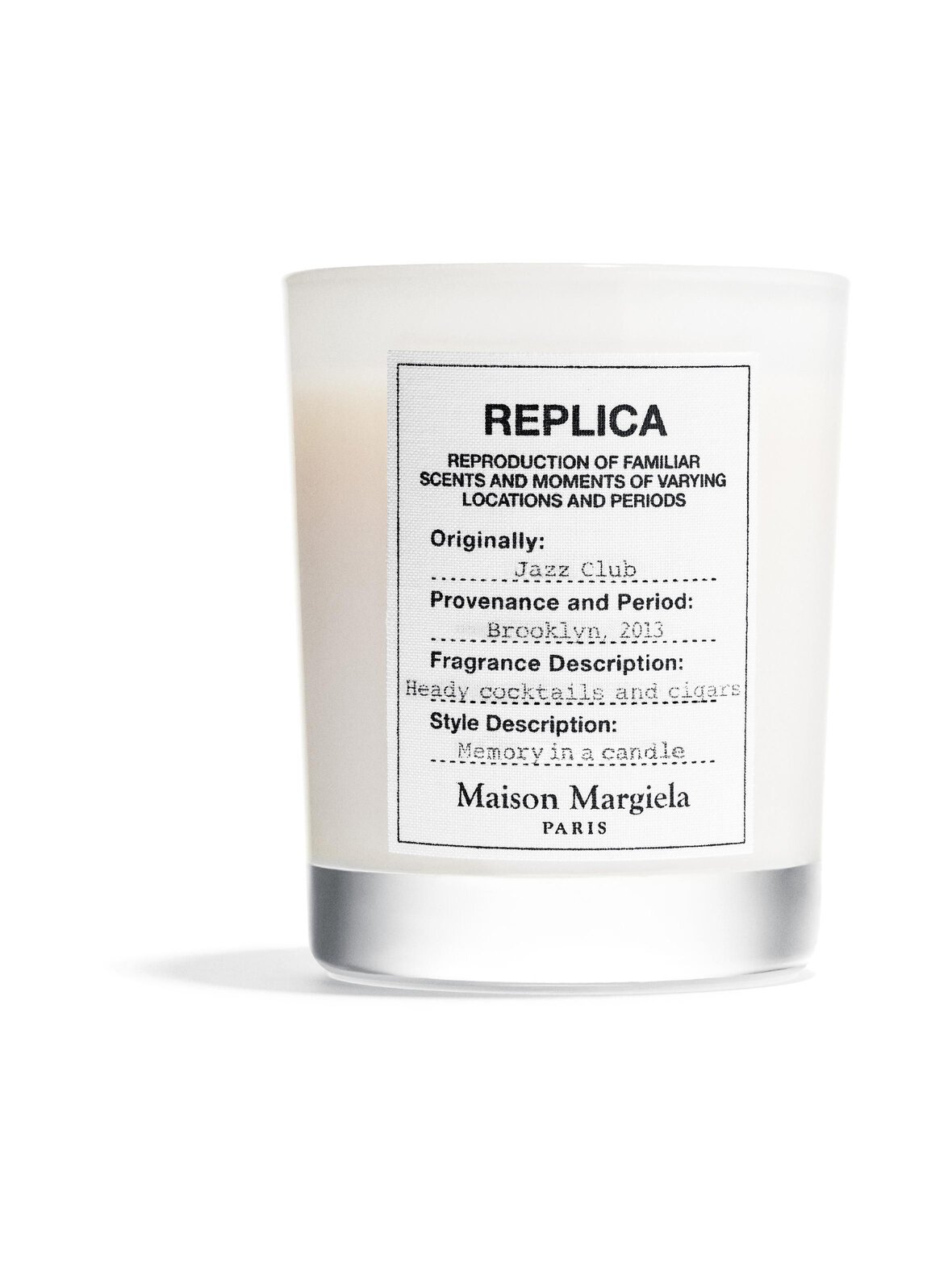Replica Jazz Club -tuoksukynttilä 165 g