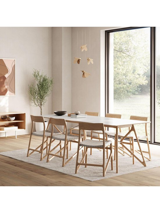 Gazzda - Tink-ruokapöytä ja Fawn-tuolit - TAMMI,VALKOINEN - photo 6 Gazzda - Tink-ruokapöytä ja Fawn-tuolit - TAMMI,VALKOINEN | Stockmann - photo 6