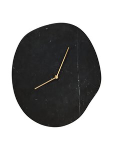 Ferm Living - Melt-seinäkello - BLACK MARBLE | Stockmann