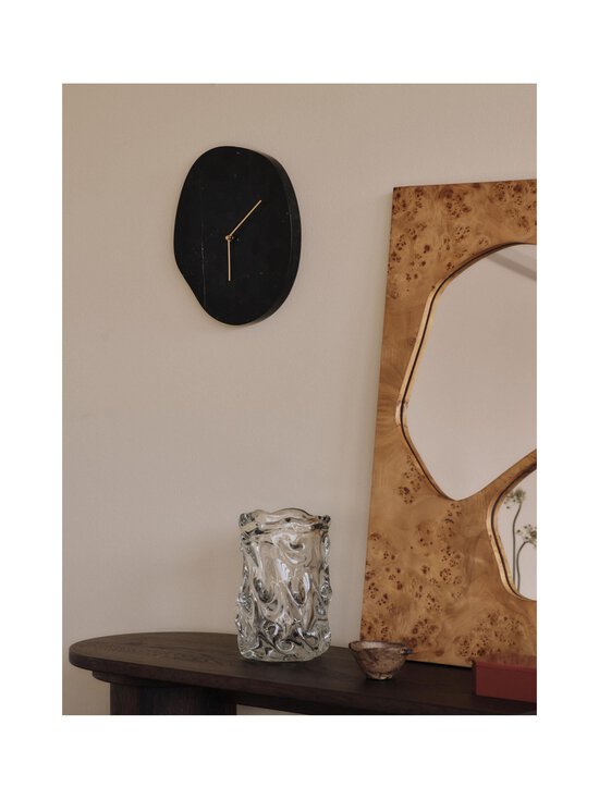 Ferm Living - Melt-seinäkello - BLACK MARBLE | Stockmann - photo 2