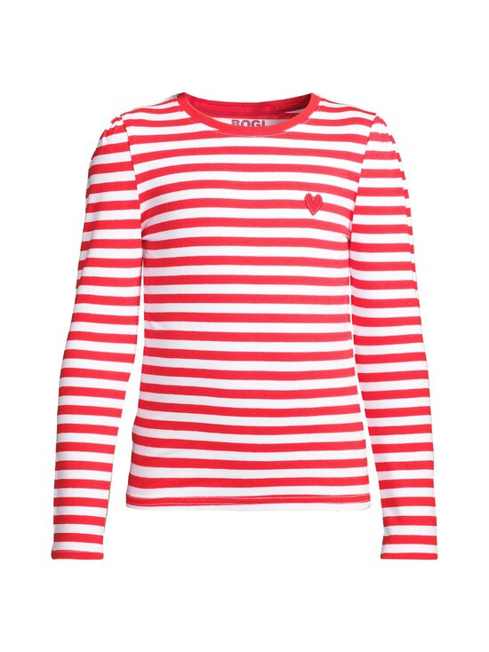 Bogi - Eve trikotāžas krekls - WHITE/POPPY RED | Stockmann - photo 1