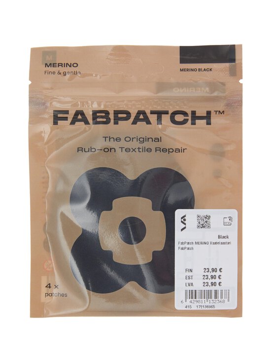 Vaatelaastari FabPatch - Merino pašlīmējošie tekstila ielāpi - BLACK - photo 2 Vaatelaastari FabPatch - Merino pašlīmējošie tekstila ielāpi - BLACK | Stockmann - photo 2
