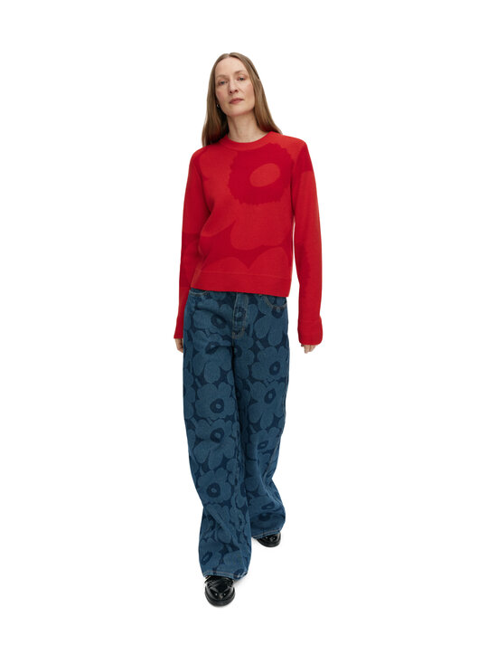 Marimekko - Aukio Unikko adījums - 333 DARK RED RED | Stockmann - photo 1