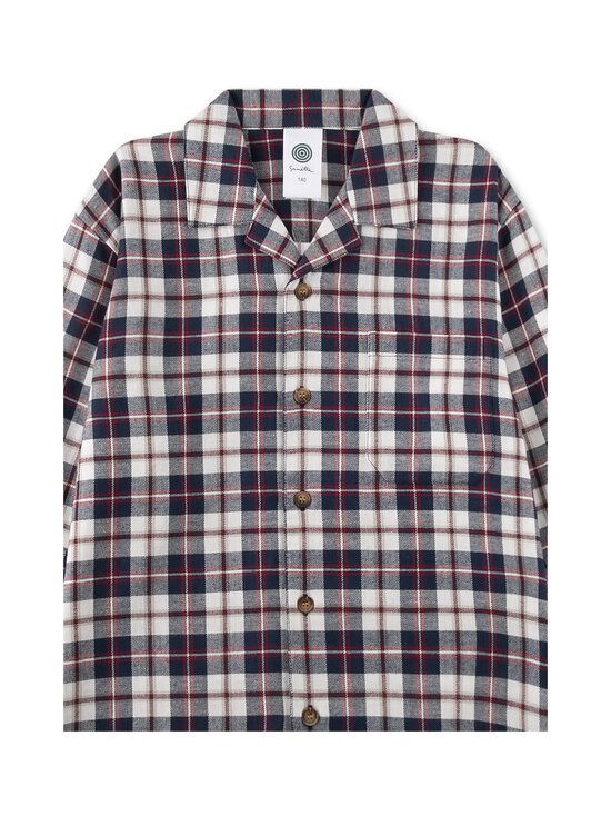 Sanetta - Flanell Classical -ruutupyjama - BLUE SPACE 50352 | Stockmann - photo 3