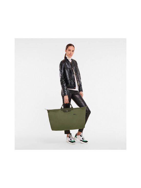 Longchamp - Le Pliage Green M Travel -kokoontaitettava laukku, 42 L - 479 FOREST | Stockmann - photo 7