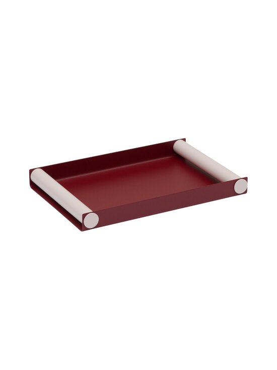 Design Letters - Ray Tray Medium  -tarjotin - SYRRAH BURGUNDY 4101C + PASTEL BEIGE 7604C | Stockmann - photo 1