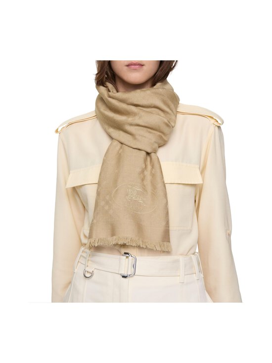 Burberry - Jacquard Chek - villa-silkkihuivi - B9719 SAND | Stockmann - photo 3