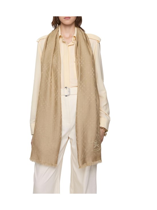 Burberry - Jacquard Chek - villa-silkkihuivi - B9719 SAND | Stockmann - photo 4