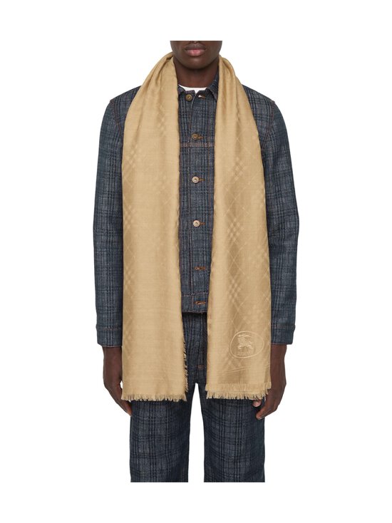 Burberry - Jacquard Chek - villa-silkkihuivi - B9719 SAND | Stockmann - photo 6