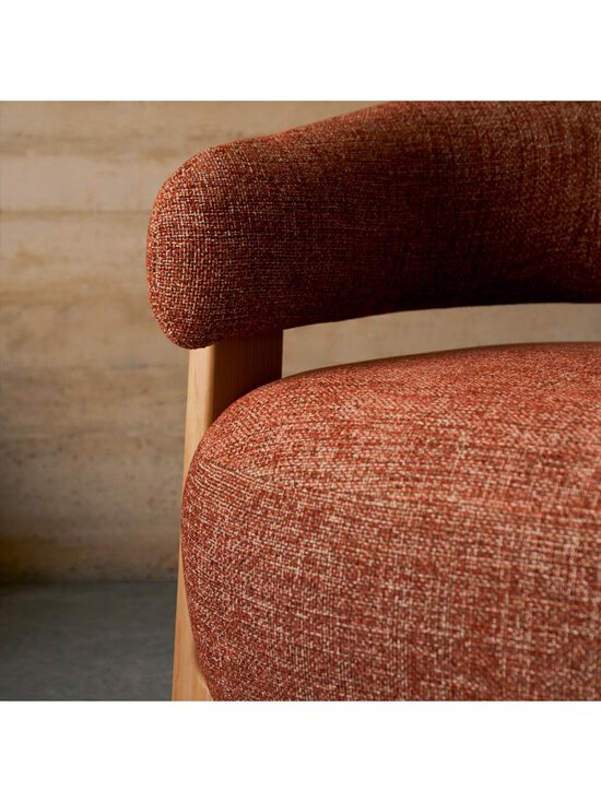 Kave Home - Granite-nojatuoli punaruskea chenille / saarni - PINK | Stockmann - photo 4