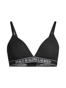 Polo Ralph Lauren - Polo Essentials Triangle Bralette -rintaliivit - 004 ONYX | Stockmann
