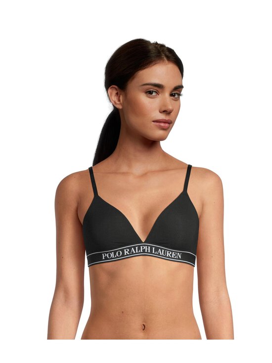 Polo Ralph Lauren - Polo Essentials Triangle Bralette krūšturis - 004 ONYX | Stockmann - photo 2