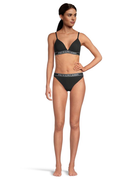 Polo Ralph Lauren - Polo Essentials Triangle Bralette krūšturis - 004 ONYX | Stockmann - photo 4