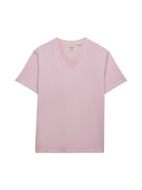 Superdry - T-särk Classic Cotton Linen Vee - MBO PINK LADY | Stockmann - photo 1
