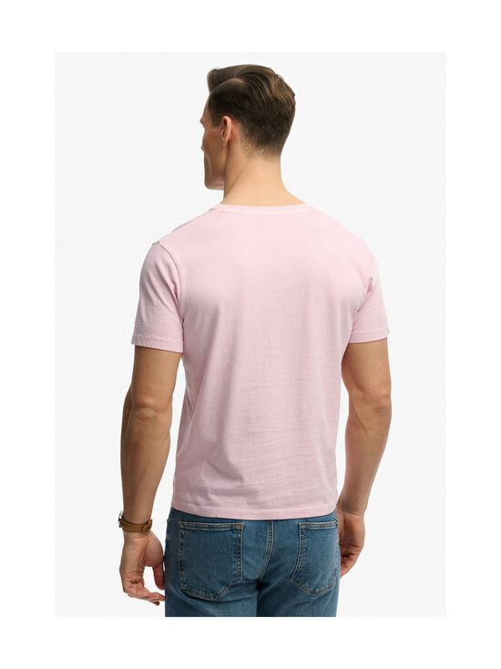 Superdry - T-särk Classic Cotton Linen Vee - MBO PINK LADY | Stockmann - photo 4