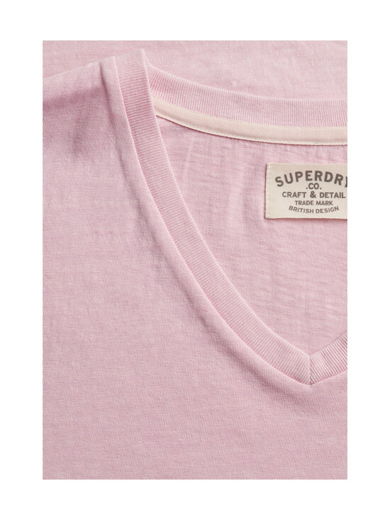 Superdry - T-särk Classic Cotton Linen Vee - MBO PINK LADY | Stockmann - photo 7