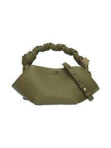 Ganni - Bou Mini Grained -laukku - MILITARY OLIVE | Stockmann