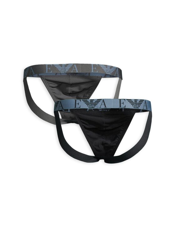 Emporio Armani - Jockey apakšbikses 2 iepak. - 40821 NERO/MAGNETE - photo 2 Emporio Armani - Jockey apakšbikses 2 iepak. - 40821 NERO/MAGNETE | Stockmann - photo 2