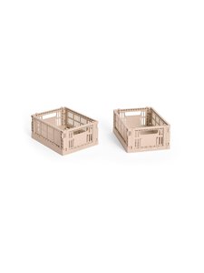 HAY - Colour Crate Mini Set uzglabāšanas kaste 13 x 17 x 8 cm, 2 gab. - POWDER | Stockmann