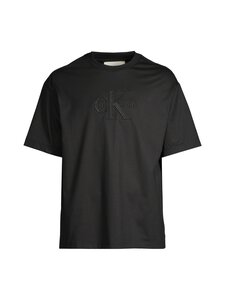 Calvin Klein Jeans - Hi Low Embroidery Jersey t-paita - UB1 BLACK | Stockmann