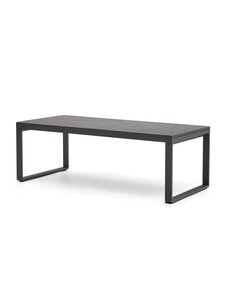 Kave Home - Galdana- jatkettava ruokapöytä tummanharmaa 100 x 220/340 cm - BLACK | Stockmann