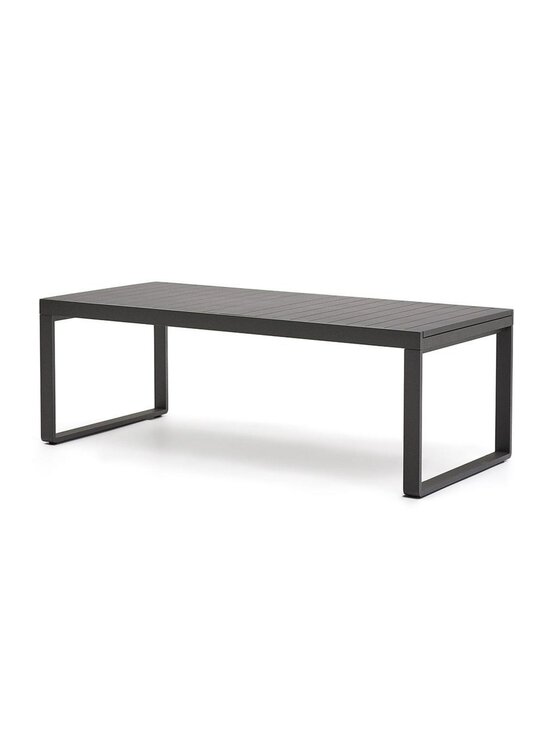 Kave Home - Galdana- jatkettava ruokapöytä tummanharmaa 100 x 220/340 cm - BLACK | Stockmann - photo 1