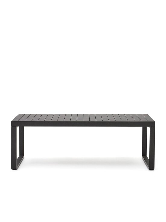 Kave Home - Galdana- jatkettava ruokapöytä tummanharmaa 100 x 220/340 cm - BLACK | Stockmann - photo 2