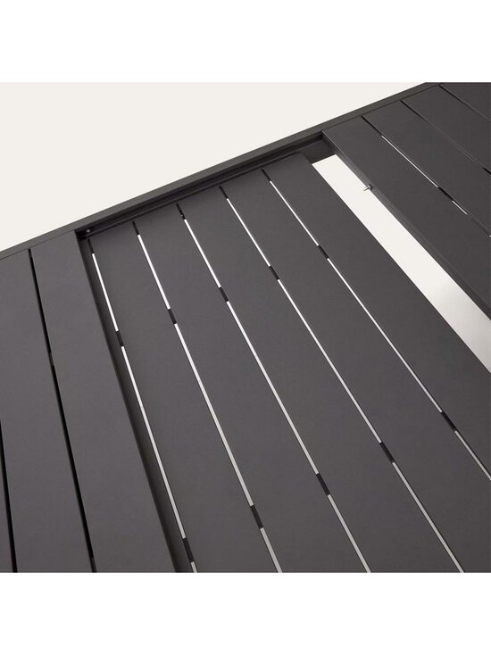 Kave Home - Galdana- jatkettava ruokapöytä tummanharmaa 100 x 220/340 cm - BLACK | Stockmann - photo 6