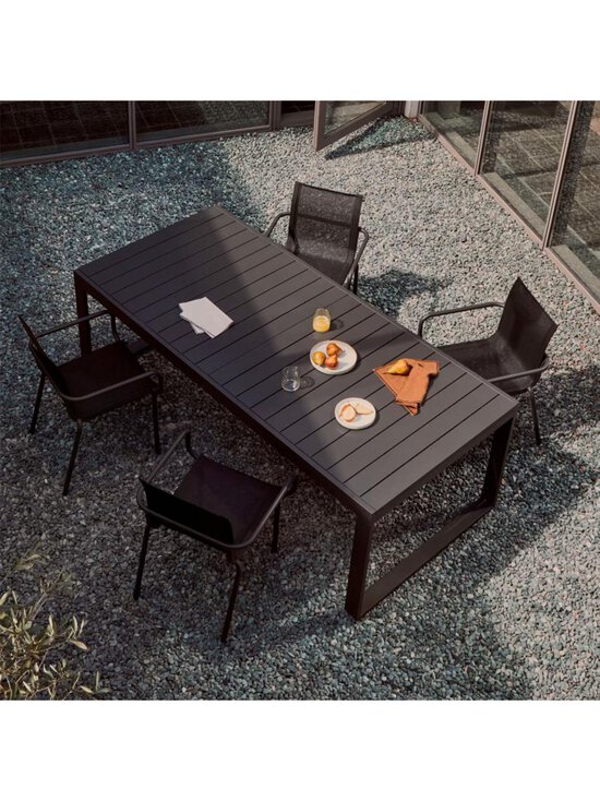Kave Home - Galdana- jatkettava ruokapöytä tummanharmaa 100 x 220/340 cm - BLACK | Stockmann - photo 7