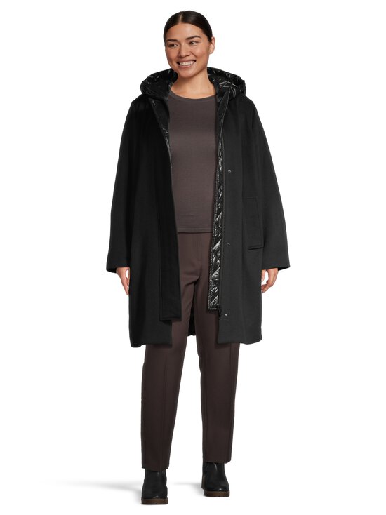 Marina Rinaldi - MrsRacconto-topattu villakangastakki - 003 BLACK | Stockmann - photo 4