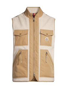 Moncler - Karakai-fleeceliivi - 200 LIGHT BEIGE | Stockmann