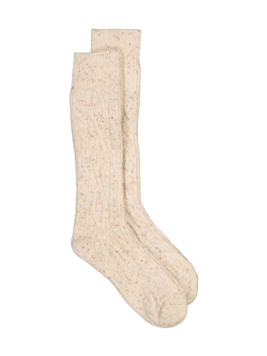 Norlyn - Wool Cable vilnas maisījuma zeķes - 1008 BEIGE NEPS CABLE | Stockmann - photo 1