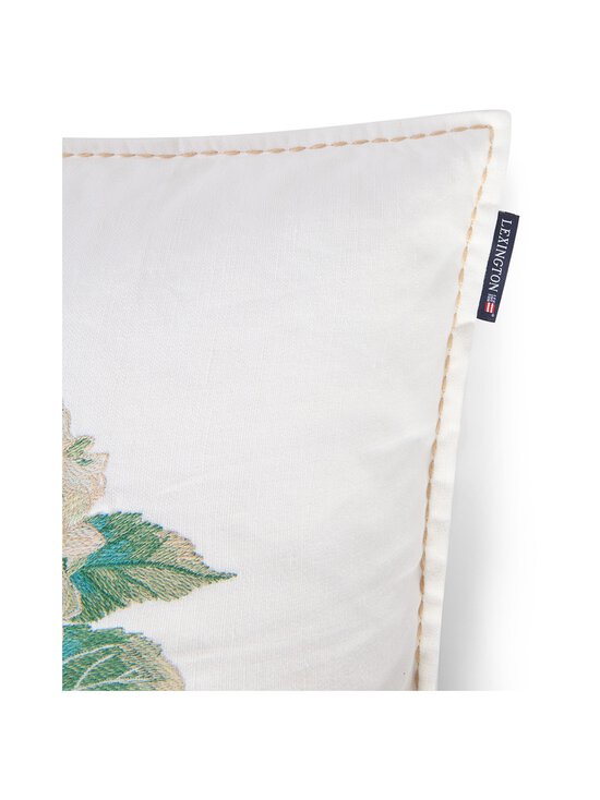 Lexington - Floral Embroidered -tyynynpäällinen 50 x 50 cm - WHITE/GREEN/WHITE | Stockmann - photo 4