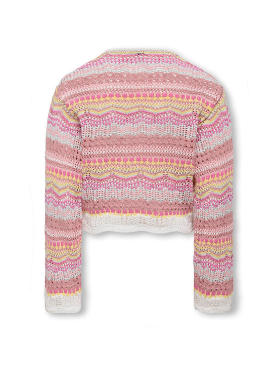 KIDS ONLY - KogLouise Life adīts džemperis - ROSE ELEGANCE PATTERN:SUNLIGHT/BALLAD BLUE/TICKLED PINK/CD/WILD ORCHID | Stockmann - photo 2